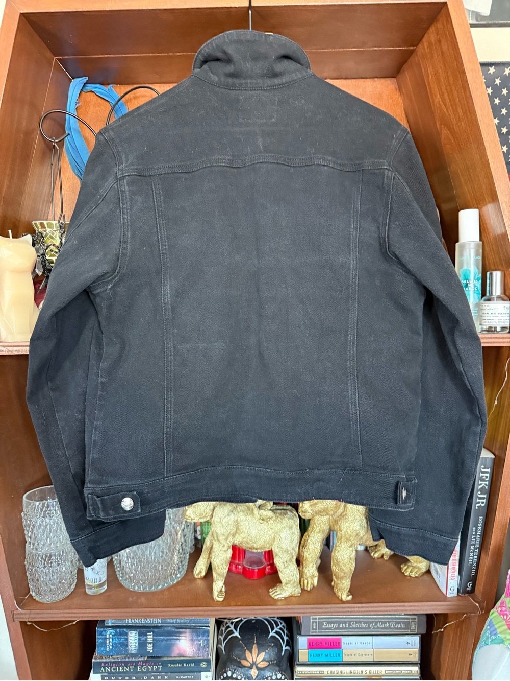 Trash & Vaudeville Tripp NYC - Dream Jean Jacket - Black - Women’s Large - Picture 8 of 9